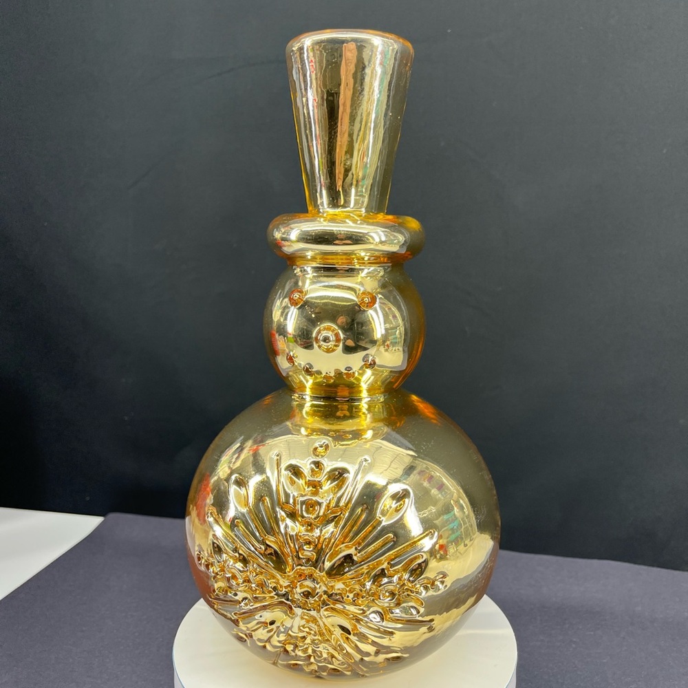 Holiday Time Metallic Gold Table Decoration